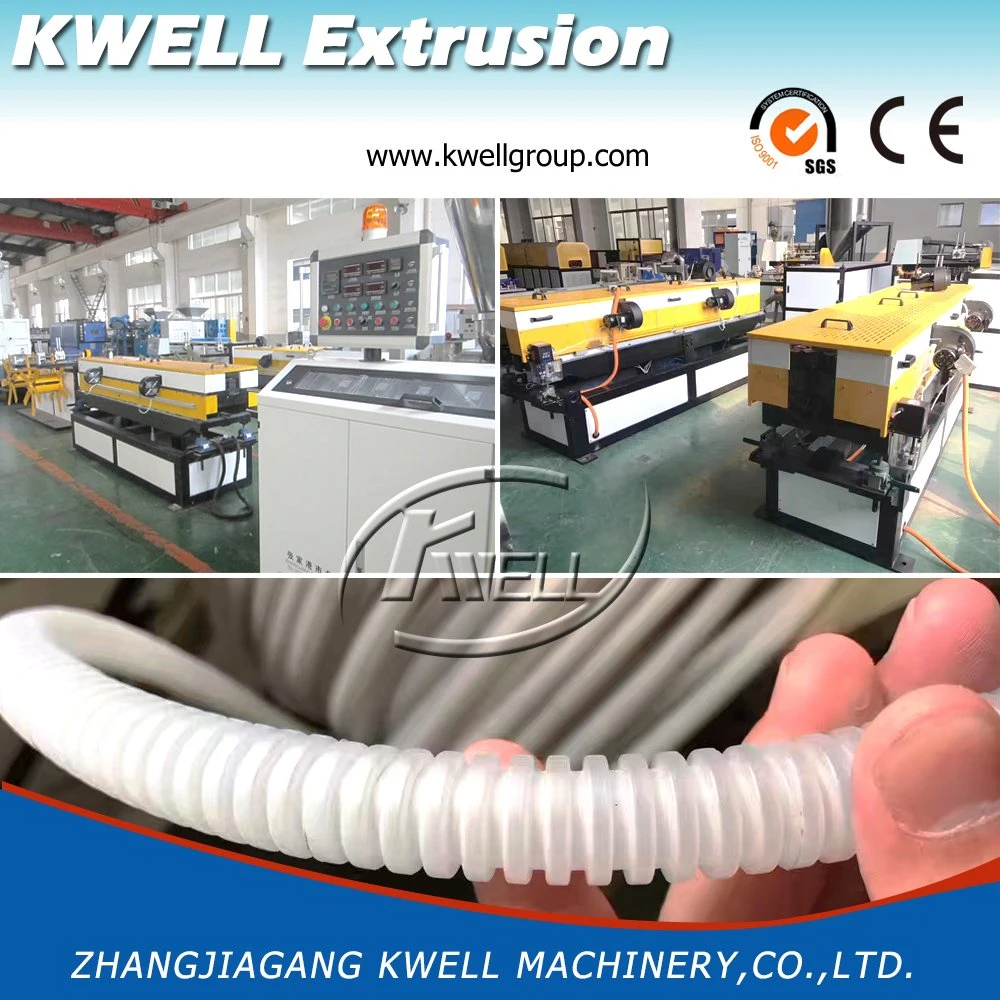 Abrasion Resisting Corrugated Plastic Pipe Extruder Machine/Plastic Pipe Extruder