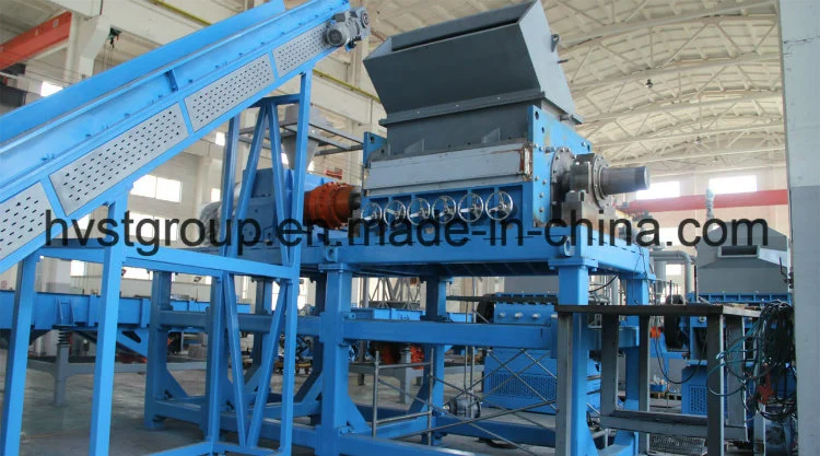 Used Waste Tire Recycling Machine Crumb Rubber Machine Tyre Shredder Machine Price Old Tyre Crushing Machine