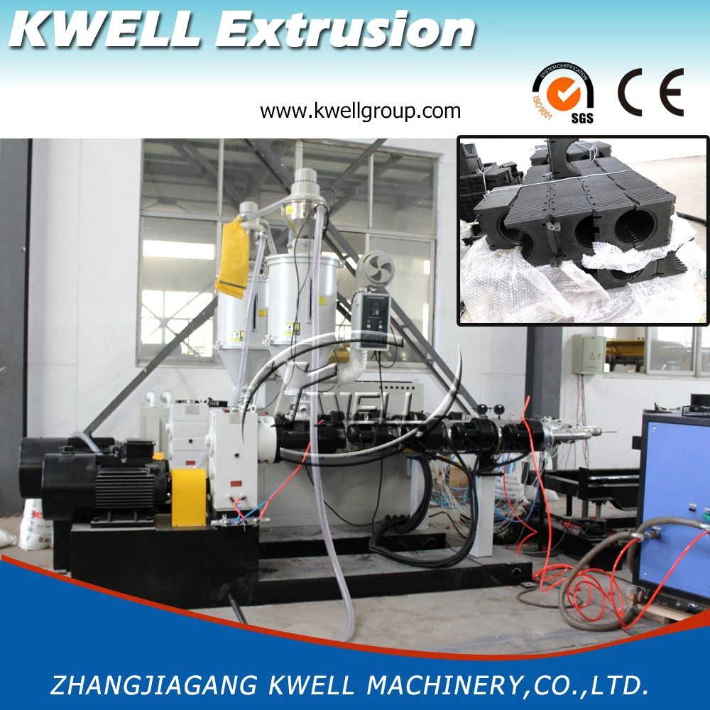 Double Wall Corrugated Drainage Pipe Extruder, Plastic Pipe Making Machine