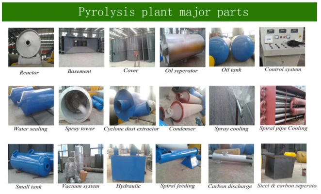 New Type Turn Waste Tyre Into Oil Pyrolysis Plant with Ce