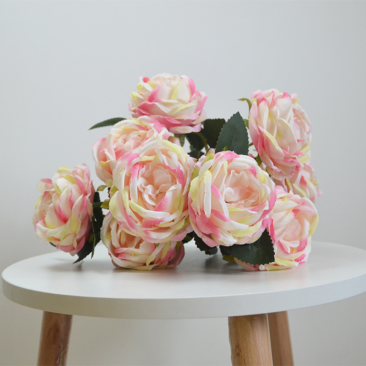 Factory Price Artificial Rose Flowers Decorative Flowers & Wreaths Artificial Flowers Rose