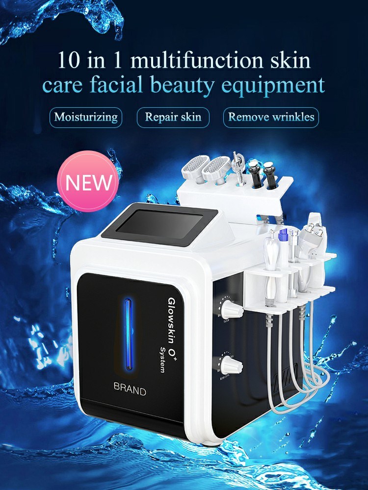 2021 Newest Facial Machine Hydrafacial Ultrasonic Skin Scrubber Bio Skin Care Beauty Quipment