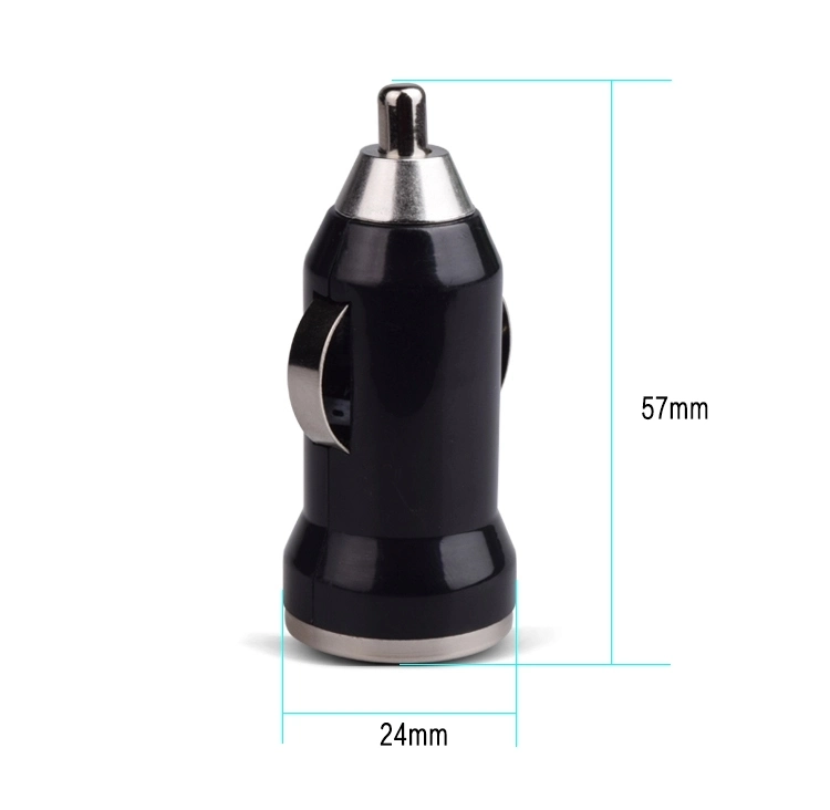Car Charging Accessories Single USB Car Charger Adapter One USB Port LED 1A Smart Car Charger