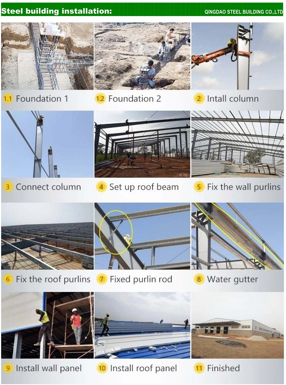 Steel Structure Space Frame Poultry Shed Cow Shed Farm Building