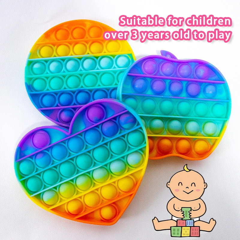 Silicone Push Pop Toys Bubble Push Pop Toys Fidget Sensory Toy