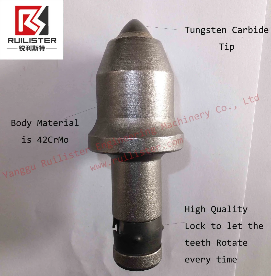 25mm Round Shank Bullet Teeth C34fsr Rock Drill Bits Rock Auger Bullet Teeth