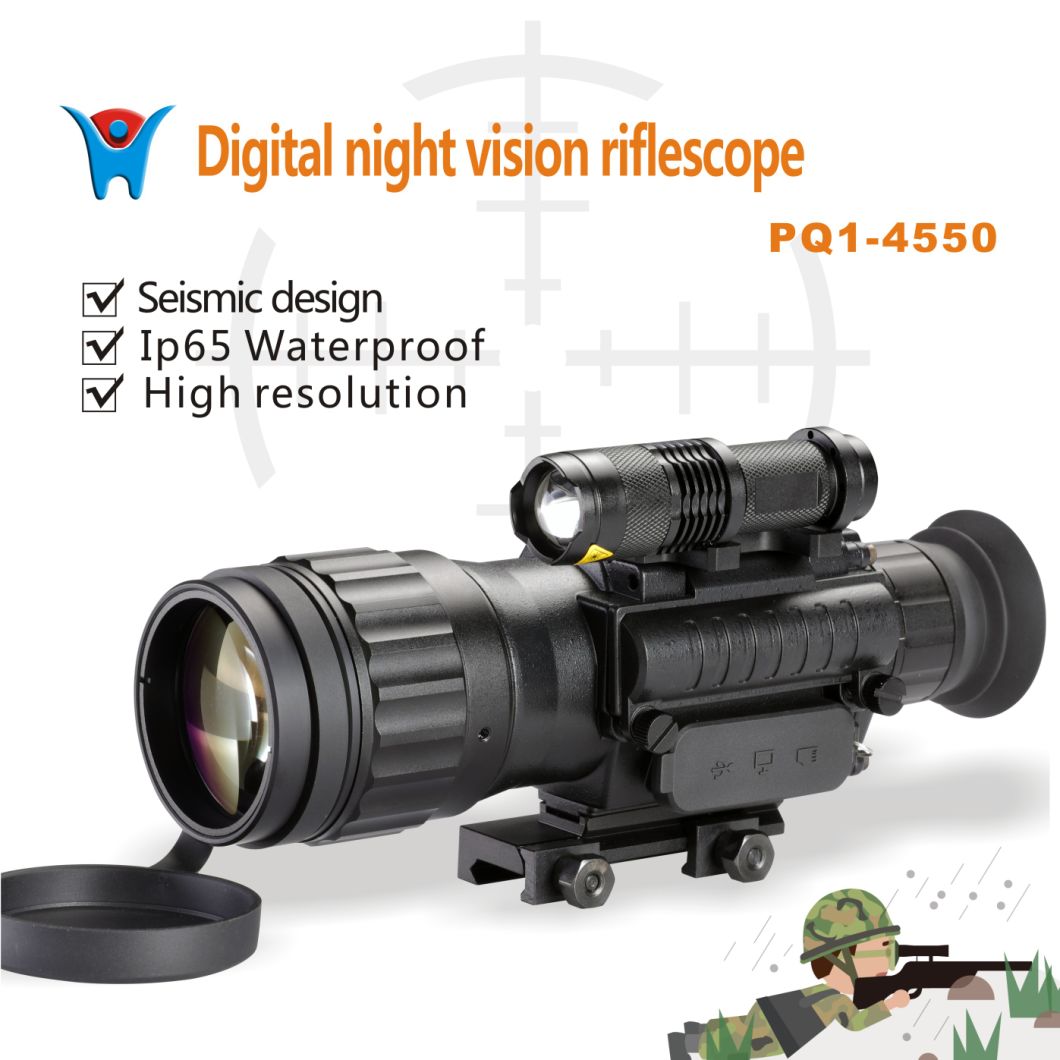 IR Hunting Night Vision Pq1a 4550 Day and Night Riflescope Video Recording