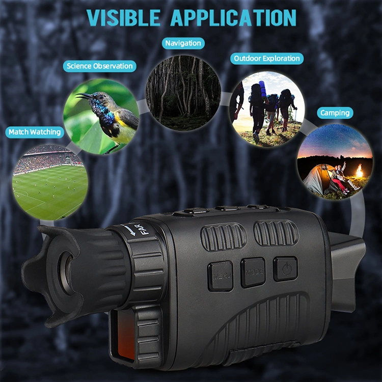 Laser Ranging Night Vision Digital Magnification4X Monocular Night Vision Glasses