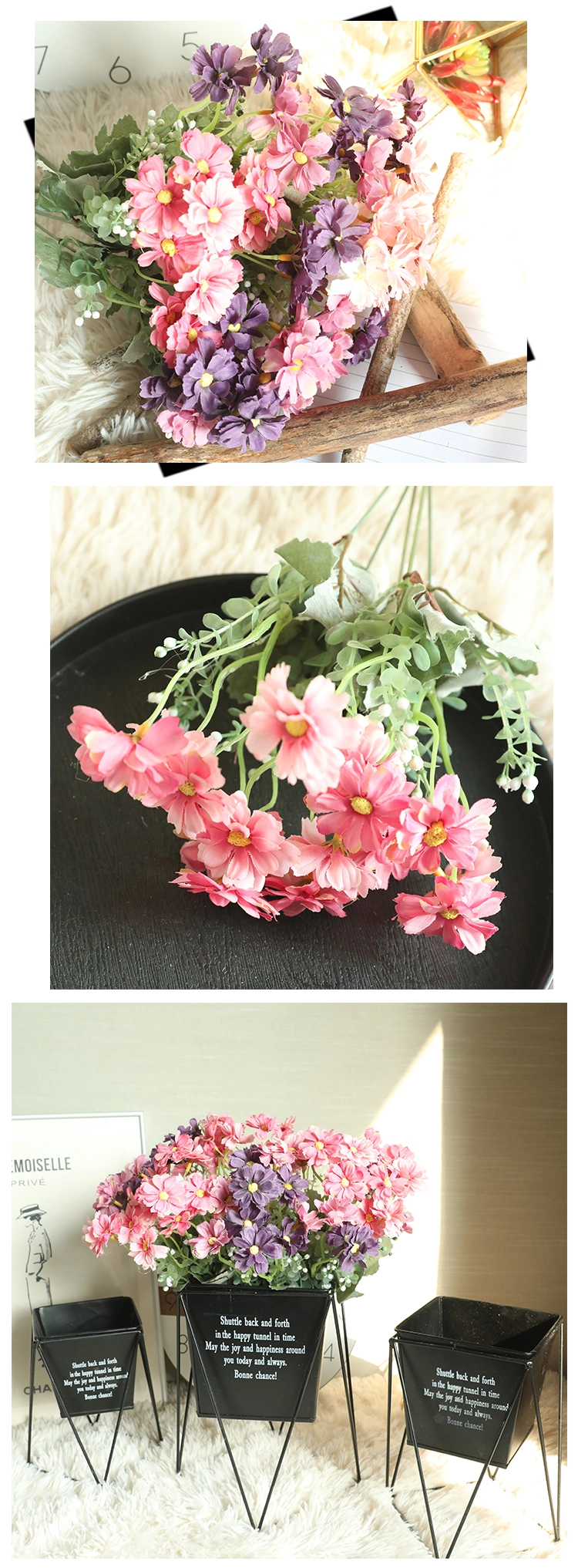 Artificial Chrysanthemum Silk Decorative Small Daisy Wholesale MW71111