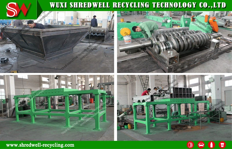 Waste Tire Recycle Machine for Scrap Tyre Shredding Equipment