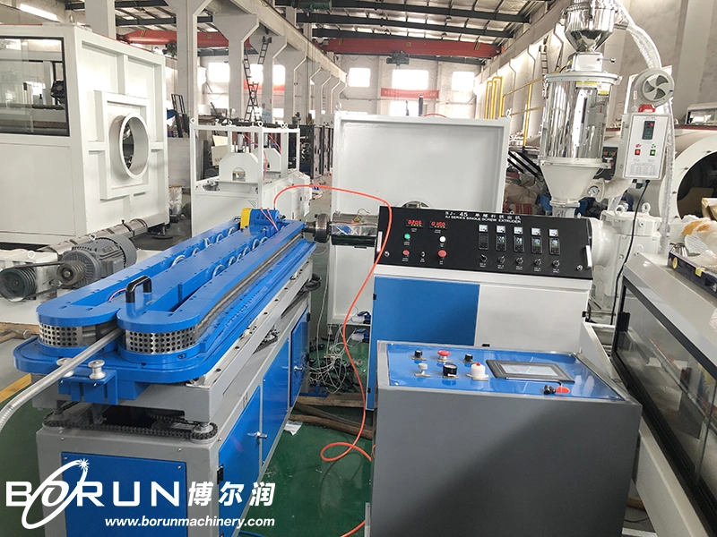 Plastic Corrugated Pipe Extrusion Production Line for Washing Basin Drain Pipe