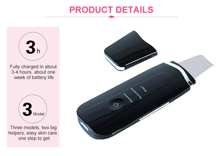 2020 Skin Care New Skin Scrubber, Cordless Peeling Pore Cleanser, Facial Deep Cleansing Exfoliation Spatula Device