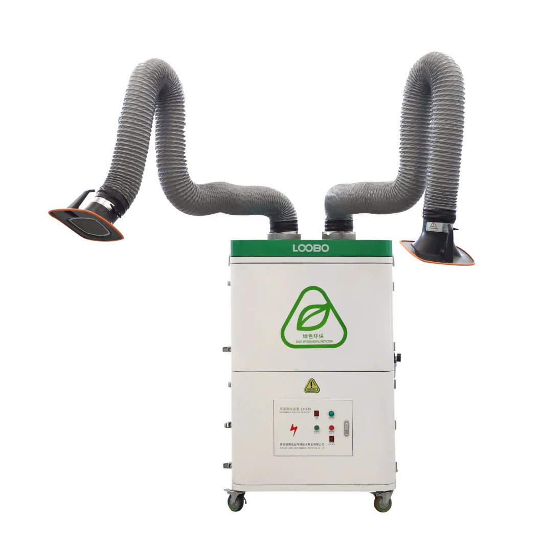 Weld Fume Extractor with Double Arm or Single Arm