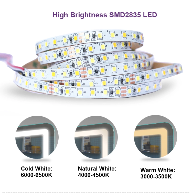 Hot Selling High Definition Home Decor Wall Mirror Ring Light Mirror LED Bathroom Mirror