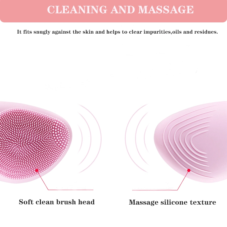 Silicone Rechargeable Cleanser Skin Care Tool Electric Facial Cleansing