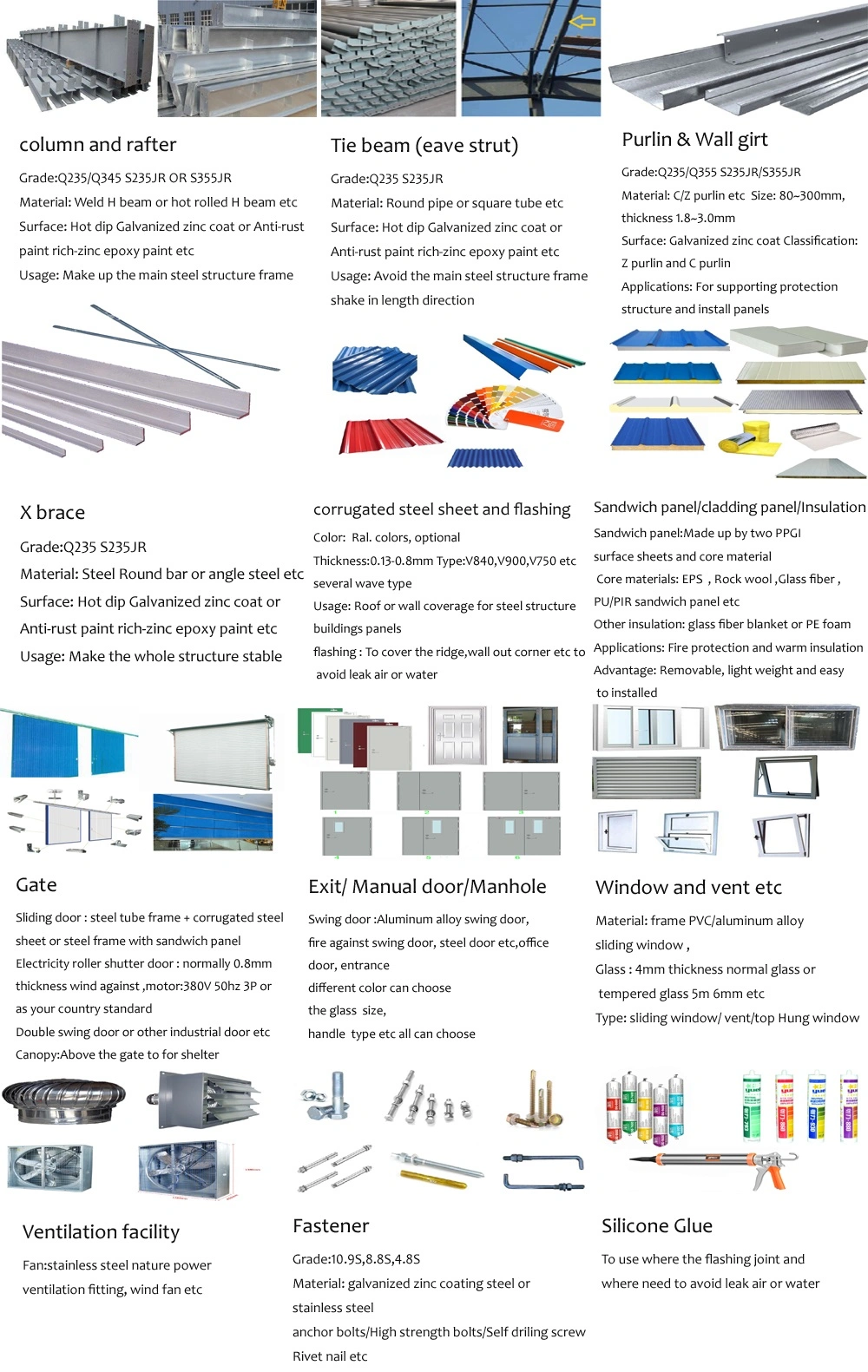 Steel Structure Space Frame Poultry Shed Cow Shed Farm Building