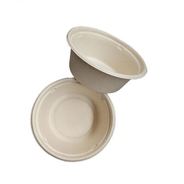 Decechable Biodegradable Bagasse Bowls Sugarcane Bagasse Bowl Eco Friendly Disposable Soup Bowls