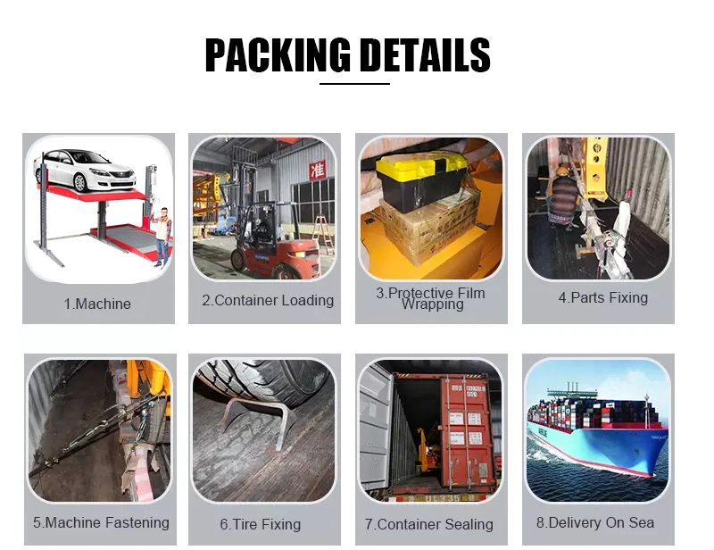 Hydraulic Car Stacker Parking Lift Car Parking Platform Lift for Sale