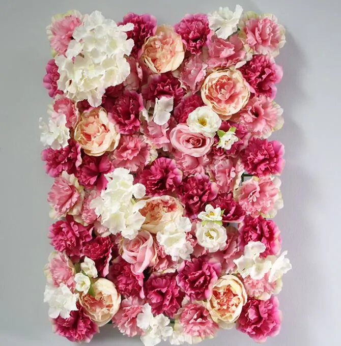 Artificial Flower Wall 40*60cm for Home Wedding Festival Decoration