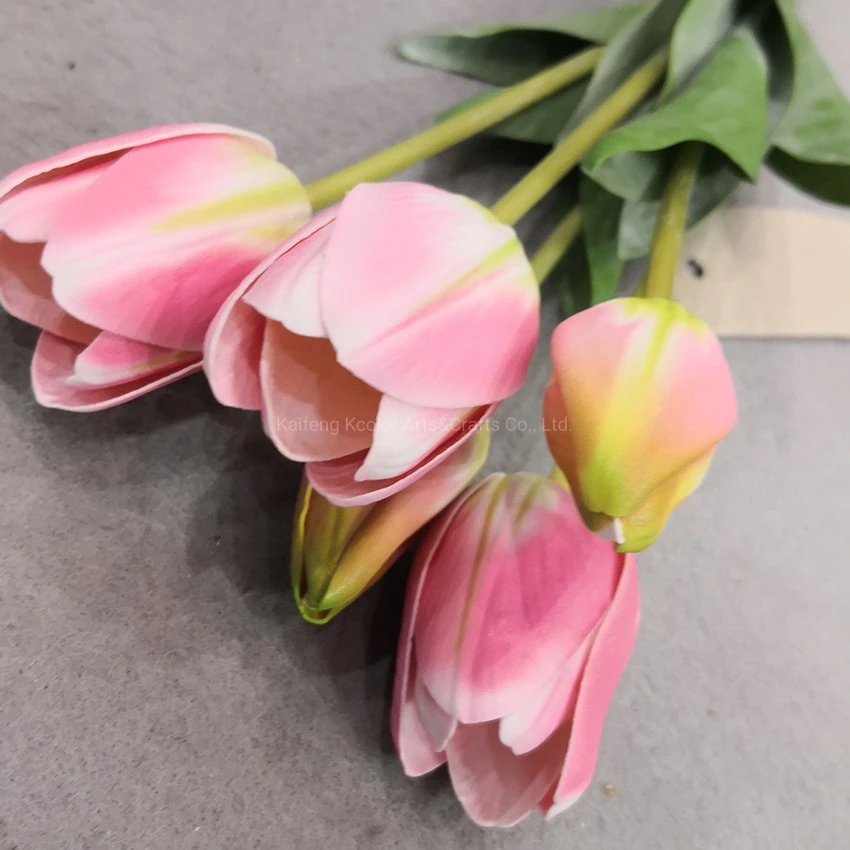 New EVA Flower Wedding Table Centerpiece Artificial Tulip Flower Bouquet for Decoration