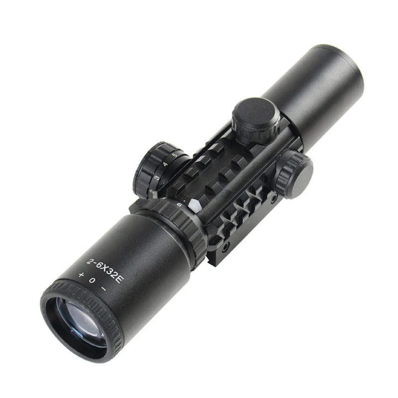 2-6X32e Range Finder Rifle Hunting Scope Monocular Telescope