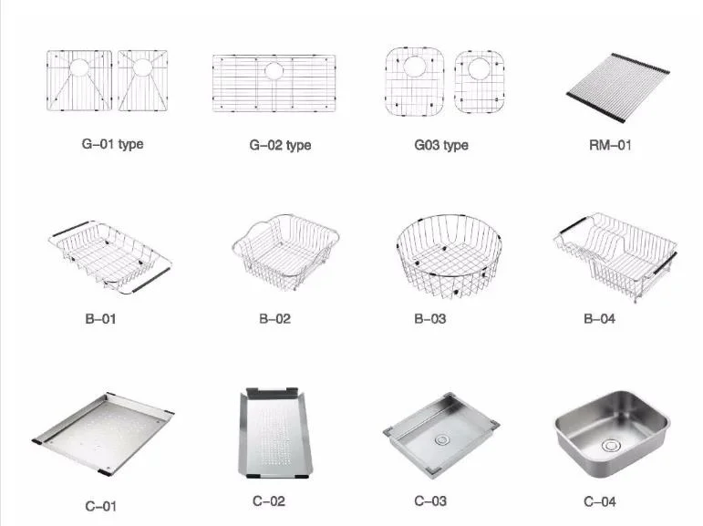 Newest SUS304 High Pressure Washing Sink for Commercial Bars and Cafes