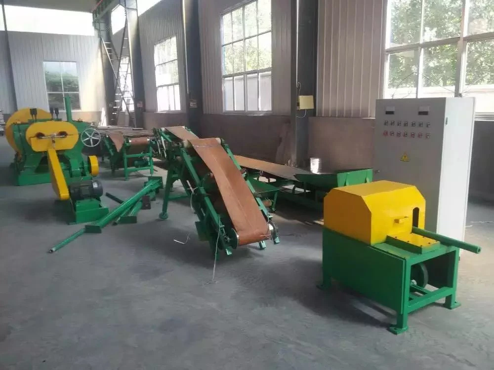 Waste Car Tyre Cutting Machine/Waste Tyre Recycling Line