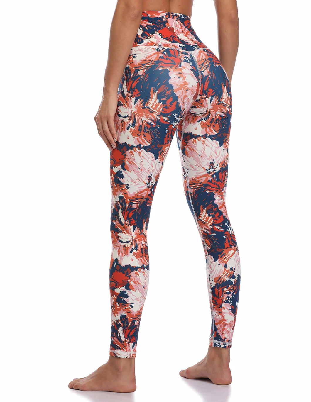 Women's High Waisted Pattern Leggings Full-Length Yoga Pants