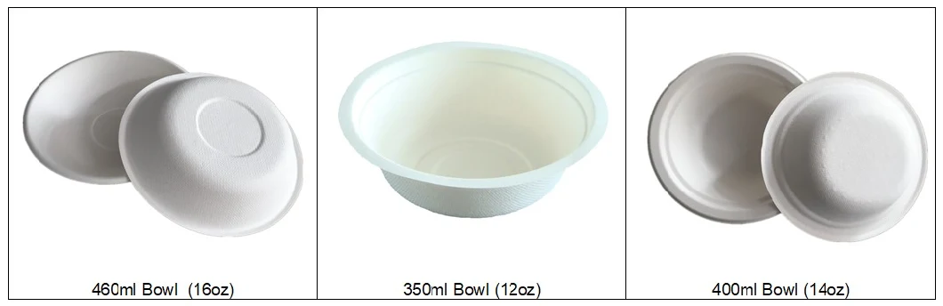 34-Ounce Sugarcane Bowls Disposable Bowls Biodegradable Bowl