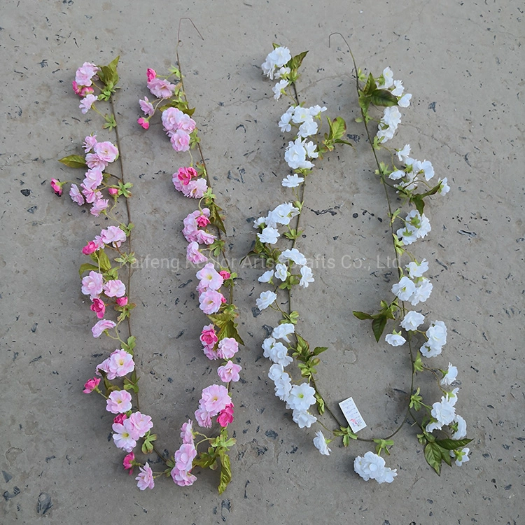 Christmas Decoration Silk Cherry Blossom Flower Wholesale Artificial Flower for Sale