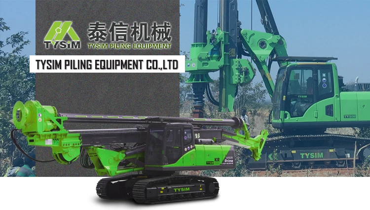 Piling Machine, Drill Machine, Rotary Pile Machine, Small Pile Rig, Excavator Chassis Max. Drilling Depth 60m Kr220c Bore Piling Rig Machine