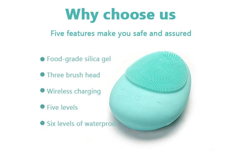 Best Automatic Face Cleansing Brush Silicone Face Brush