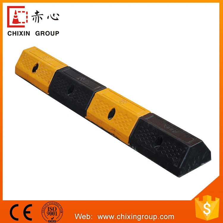 Rubber Recycled Car Wheel Stops for Parking Rubber Car Parking Stopper (CC-D18)