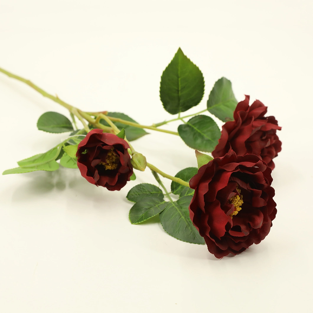 Camellia Single Spray Bud Flower Table for Runner Decorations Dy1-1747