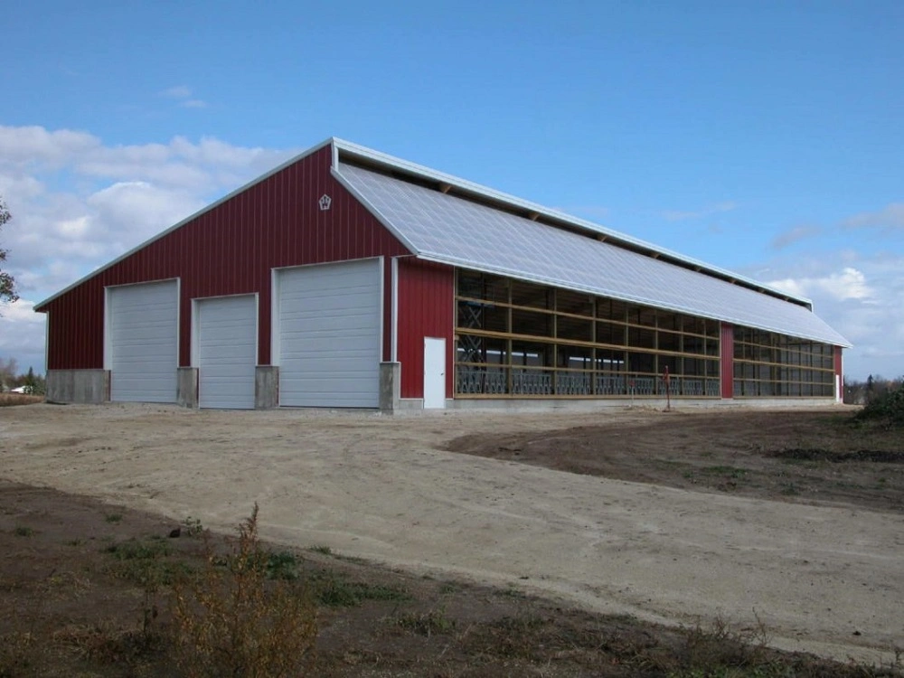 Steel Structure Space Frame Poultry Shed Cow Shed Farm Building