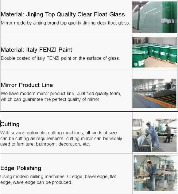 Decorative Mirror / Waterproof Mirror / Cooper and Lead Free Mirror / Silver Mirror/Lighted Mirror/Bathroom Mirror/Glass Mirror/ Frosted /Shaped Mirror