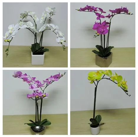 78cm High Silk Artificial Flowers Fake Orchid for Home Decoration