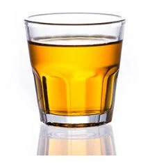 250ml Personalized Logo Round Bottom Whisky Glass Circle Glass Cup