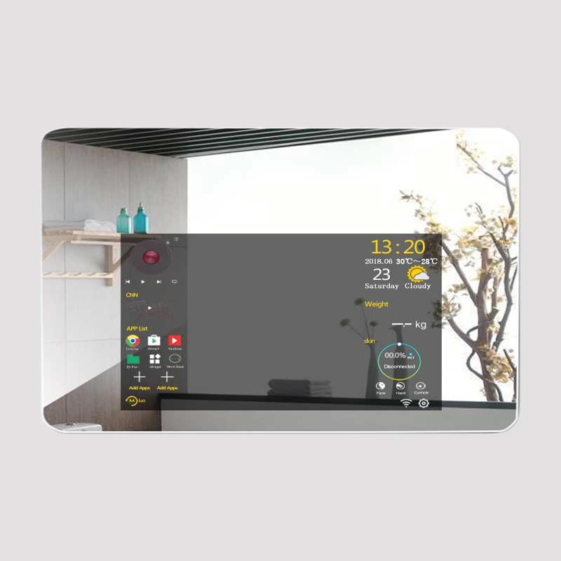 Interactive Glass TV Magic Gym Mirror Workout Exercise Touch Screen Smart Mirror Fitness Smart Mirror
