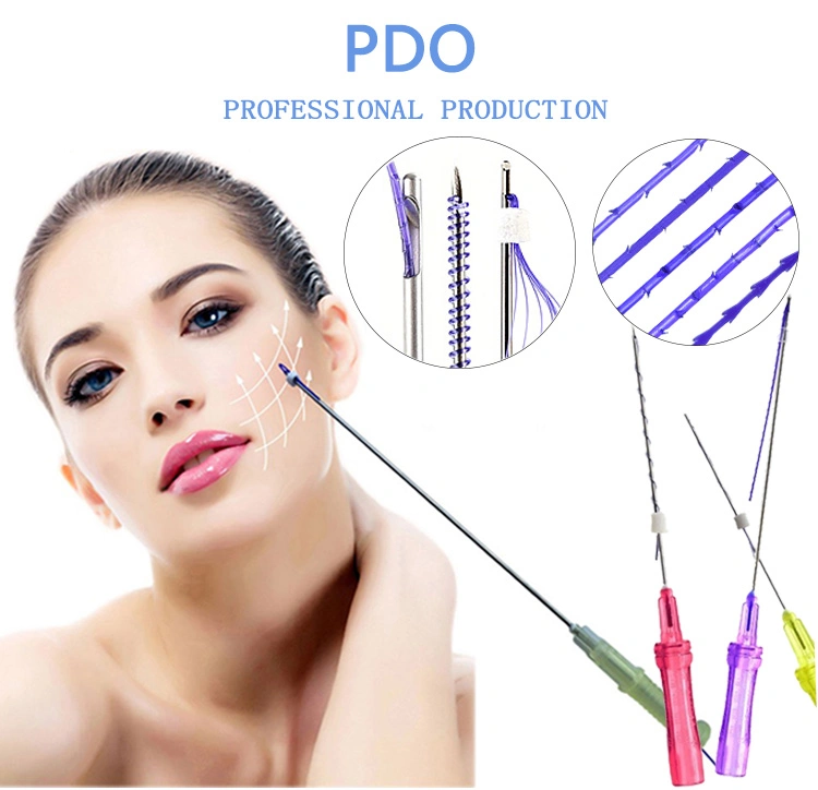 Wholesale Long Lasting Result Anti-Wrinkle Absorbable Face Lifting Needle Pdo Lifting Thread