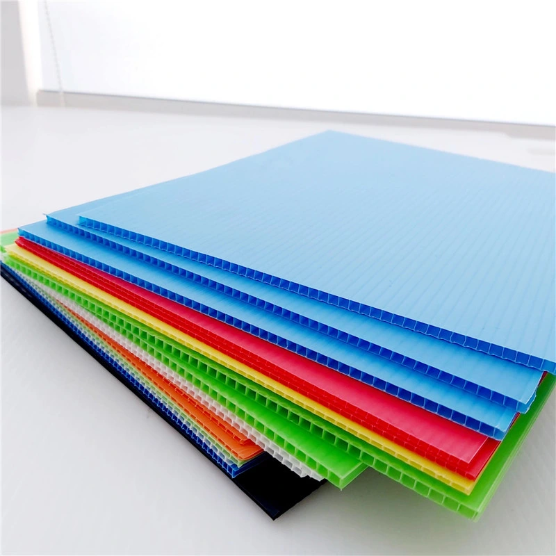 Corrugated Fluted Hollow Coroplast Corflute PP Plastic Sheets China Factory