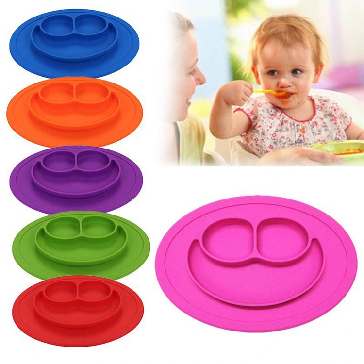 Silicone Placemat Travel Baby Feeding Bowl Personalised Childrens Plates and Bowls
