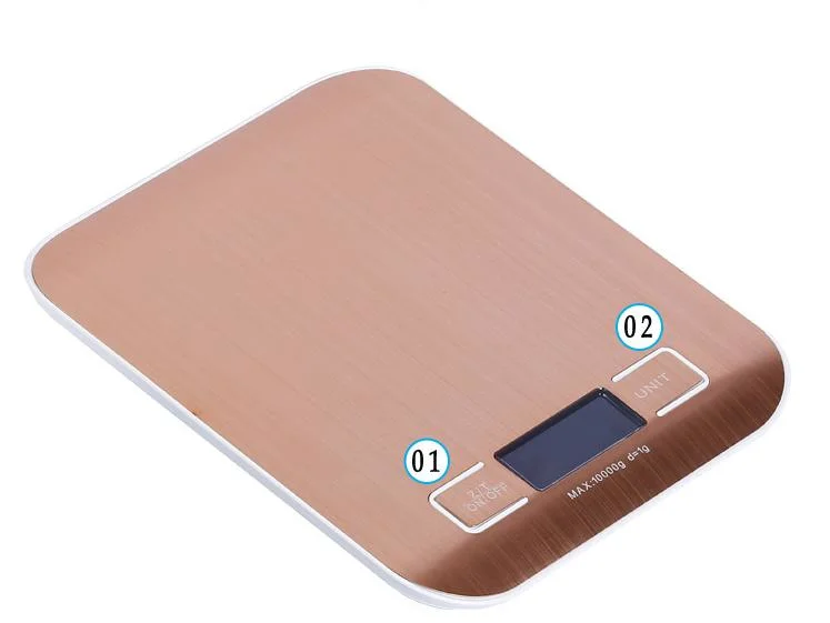 Food Electronic Scale Kitchen Electronic Scale 3kg Waterproof Stainless Steel Scale