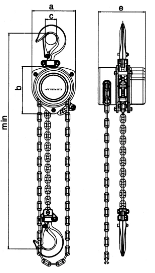 Chain Hoist Hsz-M Manual Hoist Hand Hoist