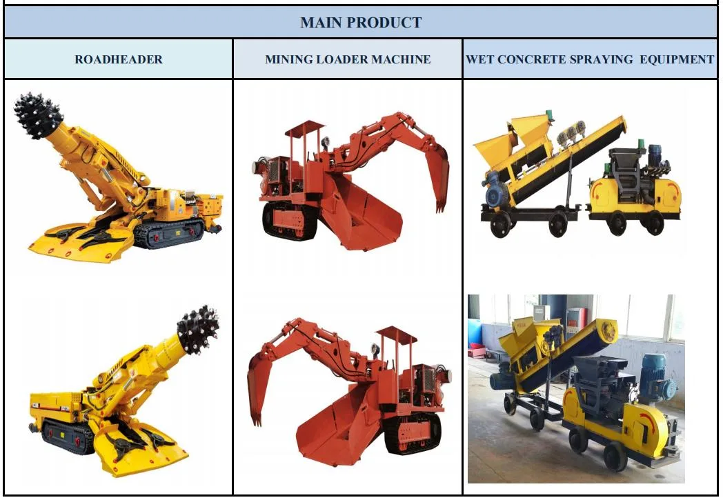 Tunnel Boring Machine  (TBM) Underground  Mining Equipment Ebz160 Shaft Boring Roadheader