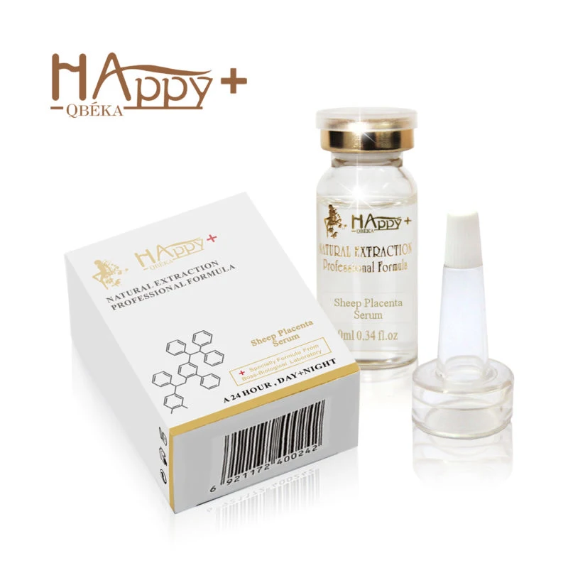 OEM Available Happy+ Qbeka Sheep Placenta Repairing & Firming Serum Repairing Moisturizing Serum