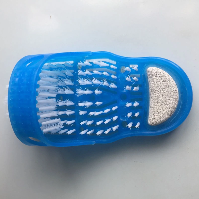 Factory Wholesale Shower Feet Foot Scrubber Massager Barefoot Slippers Cleaner Bath Shoes Brush for Exfoliating Foot Care Bathroom SPA Tool