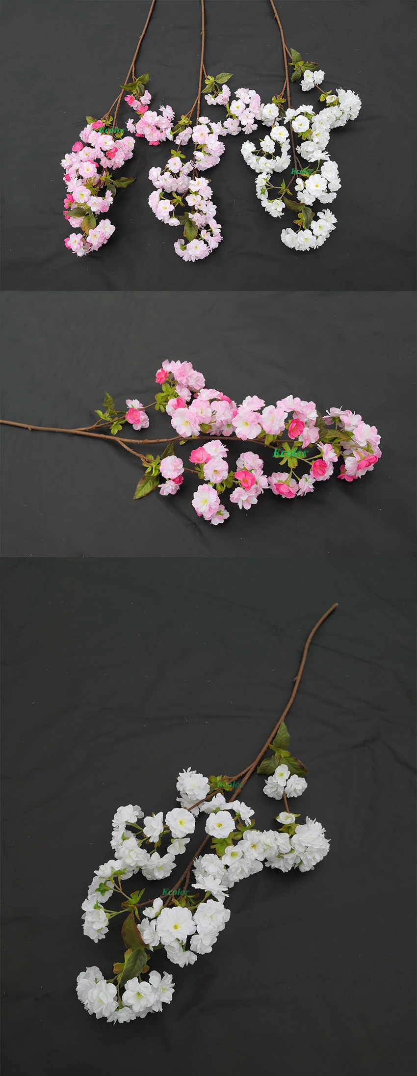 High Quality Silk Cherry Blossom Artificial Flower for Wedding Decoration