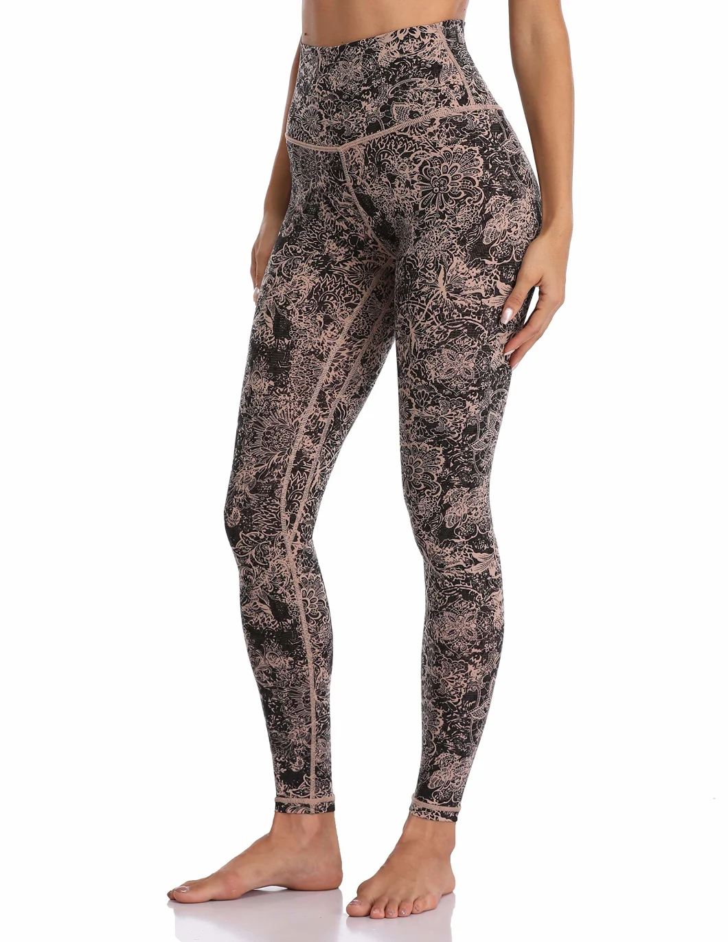 Women's High Waisted Pattern Leggings Full-Length Yoga Pants