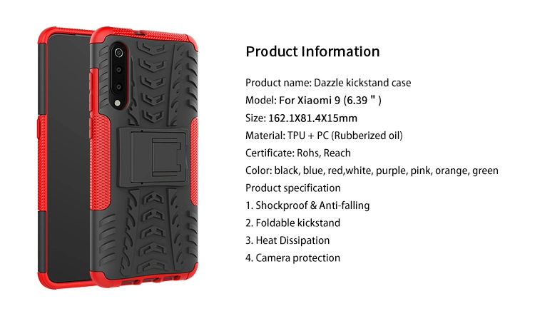 Wholesale Mobiles Accessories TPU Focus Phone Case for Xiaomi Mi9